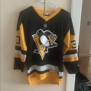 Reebok Black and Gray NHL Jersey